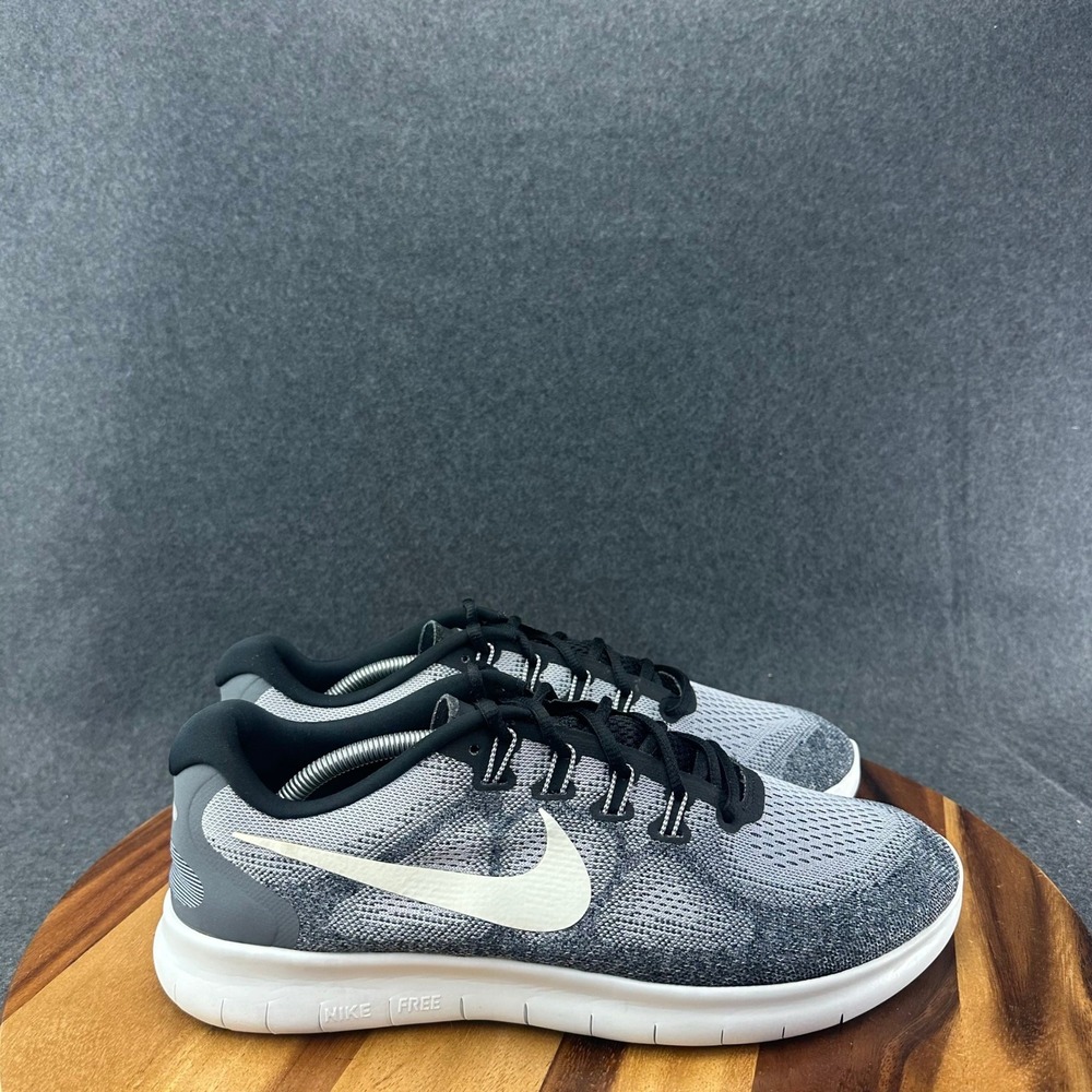 Nike Free RN 2017 Grey Black White Men's Size 13 Sneakers Shoes 880839-002